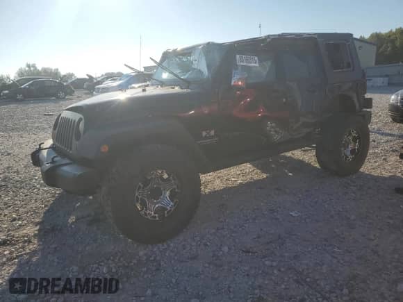 2008 Jeep Wrangler Unlimited X with VIN 1J4GA39198L531419, listed as a Copart auction lot 80160815 with 121,043 mi miles and Clean title. Bid and sale history available at DreamBid. Image 1.