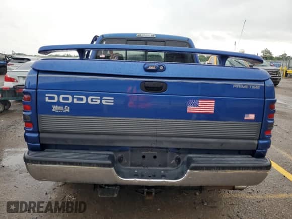 1997 Dodge 1500 with VIN 1B7HC16Z5VJ543075, listed as a Copart auction lot 63980615 with 124,583 mi miles and Salvage title. Bid and sale history available at DreamBid. Image 6.