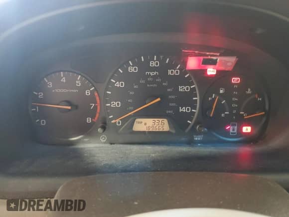 2002 Honda Accord SE with VIN 1HGCG66842A084458, listed as a Copart auction lot 80494865 with 189,665 mi miles and Salvage title. Bid and sale history available at DreamBid. Image 9.