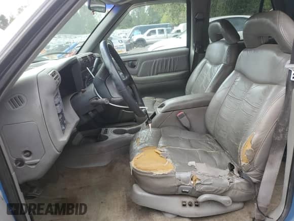 1996 Chevrolet Blazer with VIN 1GNDT13W5T2180946, listed as a Copart auction lot 71750055 with 273,984 mi miles and Salvage title. Bid and sale history available at DreamBid. Image 7.