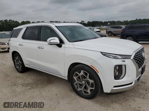 2021 Hyundai Palisade Calligraphy с VIN KM8R74HE8MU282974, выставлен на аукционе Copart как лот 53239404 с пробегом 49 882 миль миль и . История ставок и продаж доступна на DreamBid. Изображение 4.