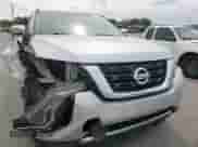 2019 Nissan Pathfinder SV with VIN 5N1DR2MN4KC593397, listed as a Copart auction lot 71714175 with 196,331 mi miles and Salvage title. Bid and sale history available at DreamBid. Image 14.