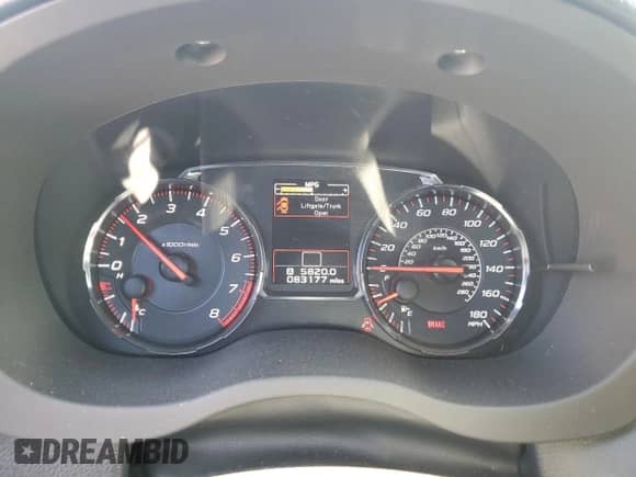 2018 Subaru WRX with VIN JF1VA1A61J9808226, listed as a Copart auction lot 62919415 with 83,177 mi miles and Salvage title. Bid and sale history available at DreamBid. Image 9.