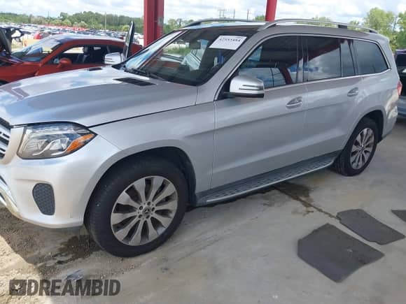 2017 Mercedes-Benz GLS 450 with VIN 4JGDF6EE2HA924335, listed as a IAAI auction lot 42553484 with 98,508 mi miles and . Bid and sale history available at DreamBid. Image 2.