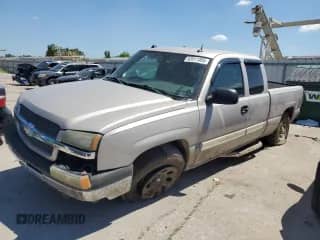 2005 Chevrolet Silverado 1500 LS with VIN 1GCEK19T65E176029, listed as a Copart auction lot 63911385 with 165,803 mi miles and Salvage title. Bid and sale history available at DreamBid. Image 1.