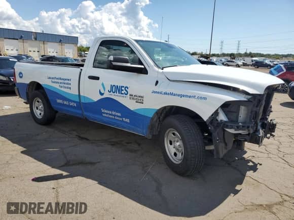 2023 Ram 1500 Tradesman с VIN 3C6JR6DG6PG674090, выставлен на аукционе Copart как лот 71203215 с пробегом 46 644 миль миль и Списание • Salvage title. История ставок и продаж доступна на DreamBid. Изображение 4.