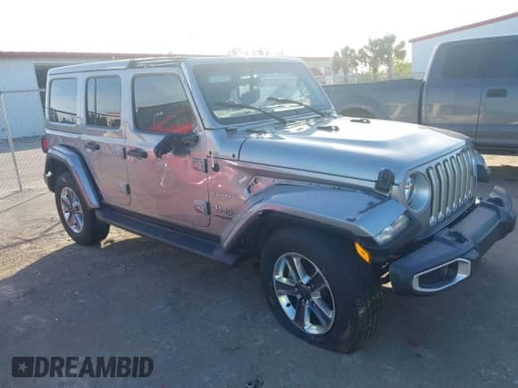 2021 Jeep Wrangler Unlimited Sahara с VIN 1C4HJXEG8MW576811, выставлен на аукционе IAAI как лот 41190001 с пробегом 80 997 миль миль и . История ставок и продаж доступна на DreamBid. Изображение 1.