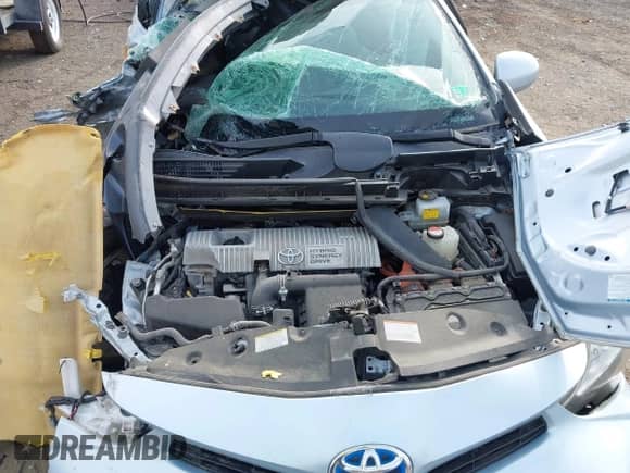 2016 Toyota Prius Two z VIN JTDZN3EU0GJ053887, wystawiony jako IAAI lot #41984065 z przebiegiem Nie podano mil oraz . Historia ofert i sprzedaży dostępna na DreamBid. Obrazek 10.