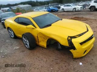 2013 Chevrolet Camaro LS with VIN 2G1FA1E30D9132194, listed as a IAAI auction lot 43325739 with 85,810 mi miles and . Bid and sale history available at DreamBid. Image 1.