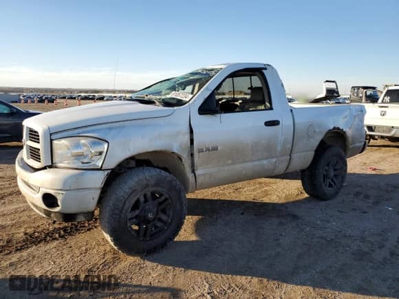 2008 Dodge 1500 ST с VIN 1D7HU16N08J237986, выставлен на аукционе Copart как лот 81057234 с пробегом 163 251 миль миль и Списание • Salvage title. История ставок и продаж доступна на DreamBid. Изображение 1.