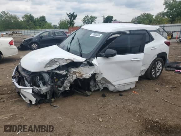 2024 Chevrolet TrailBlazer LS with VIN KL79MMS24RB031350, listed as a Copart auction lot 58639005 with Not provided miles and Salvage title. Bid and sale history available at DreamBid. Image 1.
