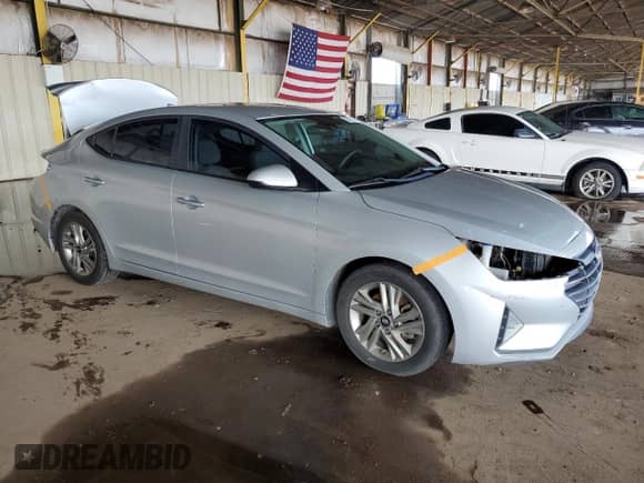 2019 Hyundai Elantra SEL with VIN 5NPD84LF1KH489807, listed as a Copart auction lot 82405825 with 64,761 mi miles and Salvage title. Bid and sale history available at DreamBid. Image 4.