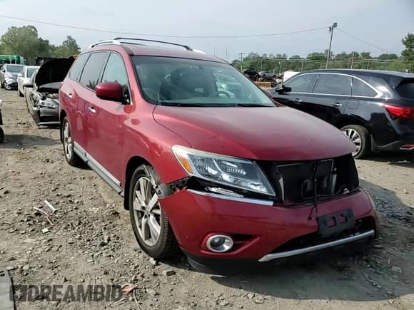 2015 Nissan Pathfinder Platinum с VIN 5N1AR2MM7FC712446, выставлен на аукционе Copart как лот 83851085 с пробегом 135 824 миль миль и Списание • Salvage title. История ставок и продаж доступна на DreamBid. Изображение 14.