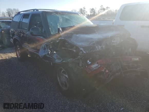 1996 Chevrolet Blazer with VIN 1GNDT13W7T2192063, listed as a Copart auction lot 47972165 with 200,391 mi miles and Salvage title. Bid and sale history available at DreamBid. Image 4.