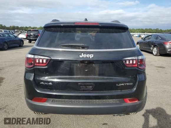 2021 Jeep Compass Limited with VIN 3C4NJDCB5MT512899, listed as a Copart auction lot 80920785 with 2,863 mi miles and Salvage title. Bid and sale history available at DreamBid. Image 6.