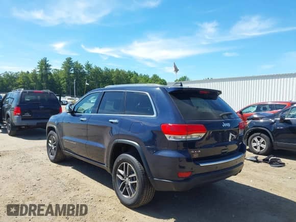 2018 Jeep Grand Cherokee Limited with VIN 1C4RJFBG6JC181140, listed as a IAAI auction lot 42989036 with 61,600 mi miles and . Bid and sale history available at DreamBid. Image 3.