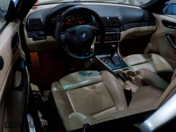 2006 BMW 3 Series 330Ci with VIN WBABW53456PL54824, listed as a Copart auction lot 53040295 with 122,881 mi miles and Salvage title. Bid and sale history available at DreamBid. Image 8.