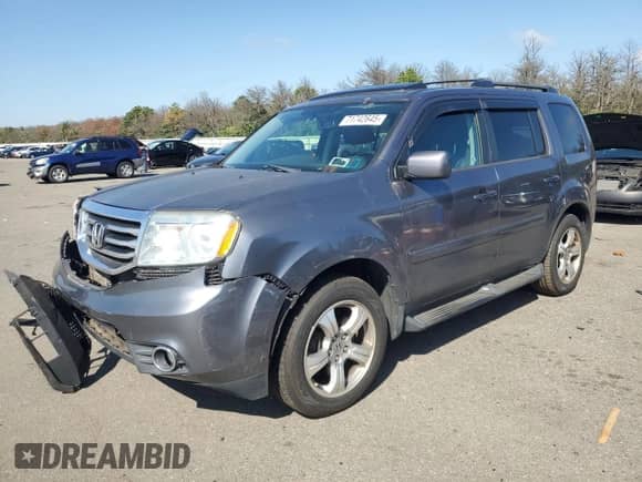 2014 Honda Pilot EX-L with VIN 5FNYF4H73EB003655, listed as a Copart auction lot 71742645 with 184,305 mi miles and Clean title. Bid and sale history available at DreamBid. Image 1.