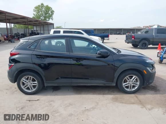 2023 Hyundai Kona SE with VIN KM8K22AB1PU994476, listed as a IAAI auction lot 43161006 with 47,593 mi miles and . Bid and sale history available at DreamBid. Image 13.