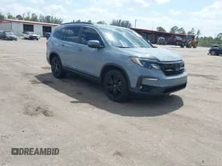 2022 Honda Pilot Special Edition with VIN 5FNYF5H29NB034421, listed as a IAAI auction lot 42108234 with 56,602 mi miles and . Bid and sale history available at DreamBid. Image 1.