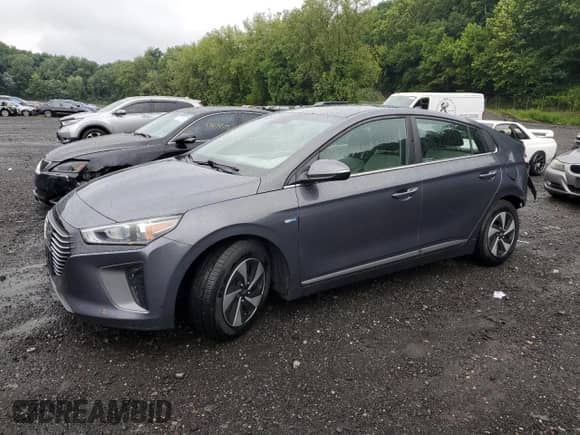 2019 Hyundai Ioniq SEL with VIN KMHC75LC0KU105804, listed as a Copart auction lot 66910395 with 110,968 mi miles and Salvage title. Bid and sale history available at DreamBid. Image 1.