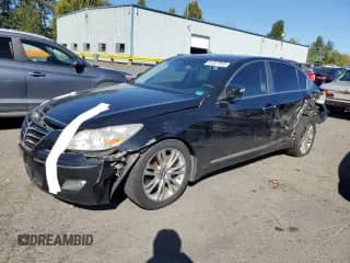 2011 Hyundai Genesis with VIN KMHGC4DF5BU140709, listed as a Copart auction lot 81327915 with Not provided miles and Salvage title. Bid and sale history available at DreamBid. Image 1.