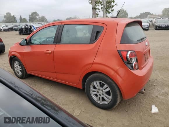 2012 Chevrolet Sonic LS with VIN 1G1JB6SH8C4108926, listed as a Copart auction lot 55526515 with 65,914 mi miles and Salvage title. Bid and sale history available at DreamBid. Image 2.