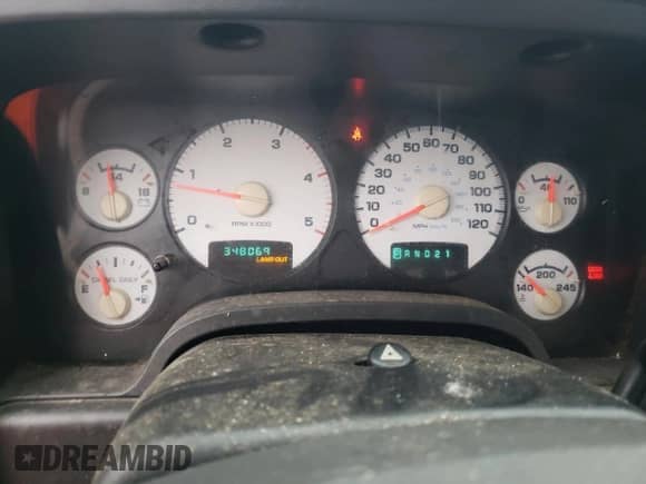 2005 Dodge 3500 SLT with VIN 3D7MR48C35G708250, listed as a Copart auction lot 86109734 with 348,069 mi miles and Salvage title. Bid and sale history available at DreamBid. Image 9.