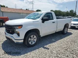 2023 Chevrolet Silverado 1500 Work Truck with VIN 3GCNAAED2PG218337, listed as a Copart auction lot 63756295 with 41,804 mi miles and Salvage title. Bid and sale history available at DreamBid. Image 1.