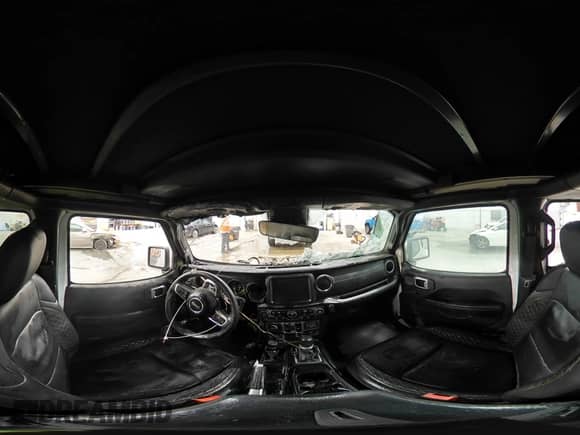 2021 Jeep Wrangler Unlimited Sahara High Altitude with VIN 1C4HJXEM0MW701659, listed as a Copart auction lot 86543654 with Not provided miles and Salvage title. Bid and sale history available at DreamBid. Image 13.