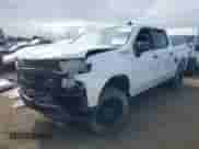 2022 Chevrolet Silverado 1500 Custom Trail Boss with VIN 3GCPYCEK3NG147175, listed as a IAAI auction lot 38760584 with 9,256 mi miles and . Bid and sale history available at DreamBid. Image 18.