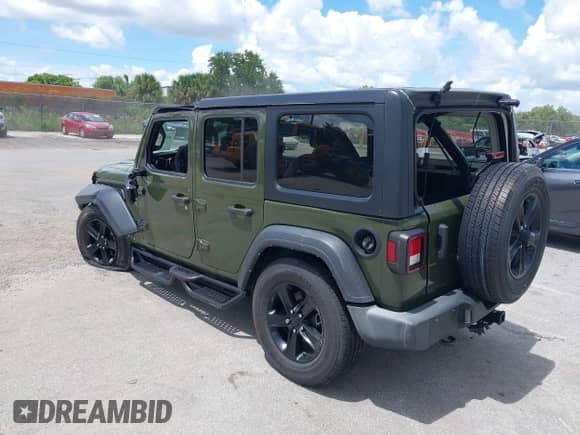 2022 Jeep Wrangler Unlimited Willys с VIN 1C4HJXDN6NW163657, выставлен на аукционе IAAI как лот 43121456 с пробегом 15 852 миль миль и . История ставок и продаж доступна на DreamBid. Изображение 3.