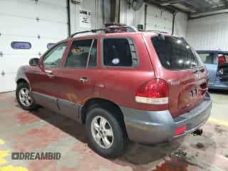 2005 Hyundai Santa Fe GLS z VIN KM8SC13E45U881925, wystawiony jako Copart lot #41465615 z przebiegiem 162 152 mil mil oraz Czysty tytuł • Clean title. Historia ofert i sprzedaży dostępna na DreamBid. Obrazek 2.