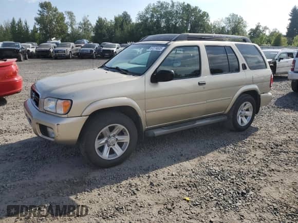 2002 Nissan Pathfinder SE with VIN JN8DR09Y92W737220, listed as a Copart auction lot 67274635 with 180,316 mi miles and Salvage title. Bid and sale history available at DreamBid. Image 1.