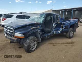 2004 Dodge Dakota with VIN 1D7HG12K24S677070, listed as a Copart auction lot 60228055 with 176,990 mi miles and Salvage title. Bid and sale history available at DreamBid. Image 1.