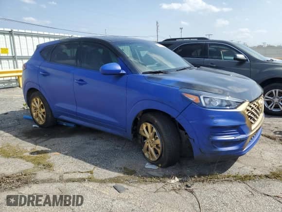 2021 Hyundai Tucson SE with VIN KM8J23A46MU298629, listed as a Copart auction lot 54669045 with 88,093 mi miles and Salvage title. Bid and sale history available at DreamBid. Image 4.