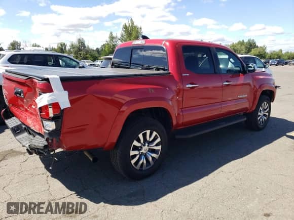 2022 Toyota Tacoma Limited with VIN 3TMGZ5AN5NM526625, listed as a Copart auction lot 64094465 with 44,339 mi miles and Salvage title. Bid and sale history available at DreamBid. Image 3.