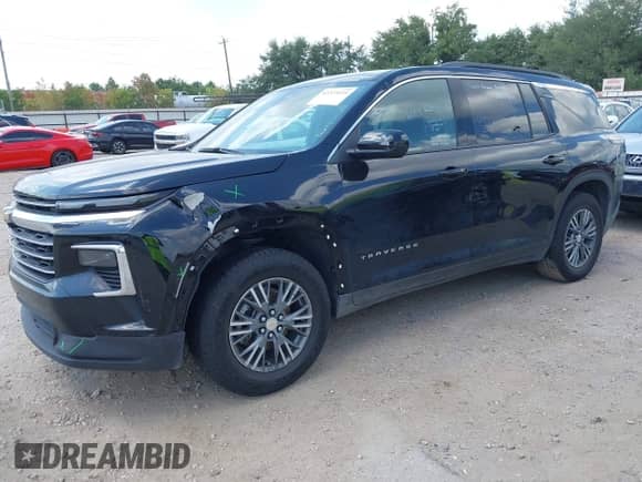 2025 Chevrolet Traverse AWD LT z VIN 1GNEVGRS9SJ160550, wystawiony jako IAAI lot #43225114 z przebiegiem 20 380 mil mil oraz . Historia ofert i sprzedaży dostępna na DreamBid. Obrazek 2.