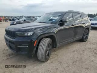 2024 Jeep Grand Cherokee Limited с VIN 1C4RJJBGXR8941121, выставлен на аукционе Copart как лот 89128045 с пробегом 22 758 миль миль и Списание • Salvage title. История ставок и продаж доступна на DreamBid. Изображение 1.