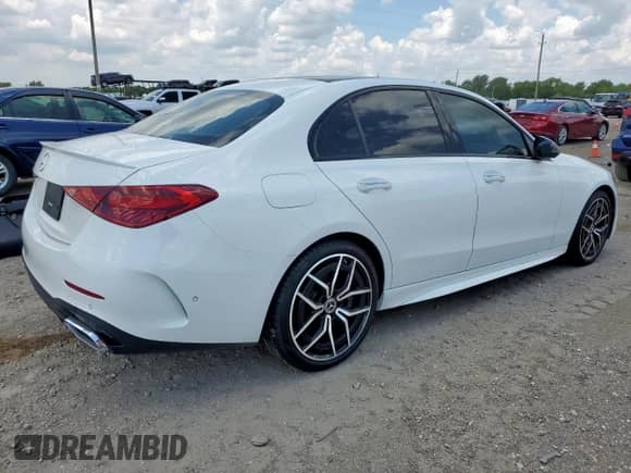 2023 Mercedes-Benz C 300 z VIN W1KAF4GB6PR073208, wystawiony jako Copart lot #67489715 z przebiegiem 43 265 mil mil oraz Szkoda całkowita • Salvage title. Historia ofert i sprzedaży dostępna na DreamBid. Obrazek 3.