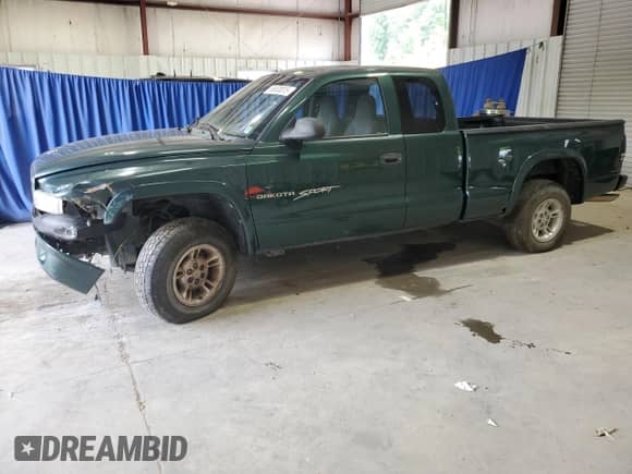 2000 Dodge Dakota Sport with VIN 1B7GG22NXYS658598, listed as a Copart auction lot 66630015 with 142,502 mi miles and Salvage title. Bid and sale history available at DreamBid. Image 1.
