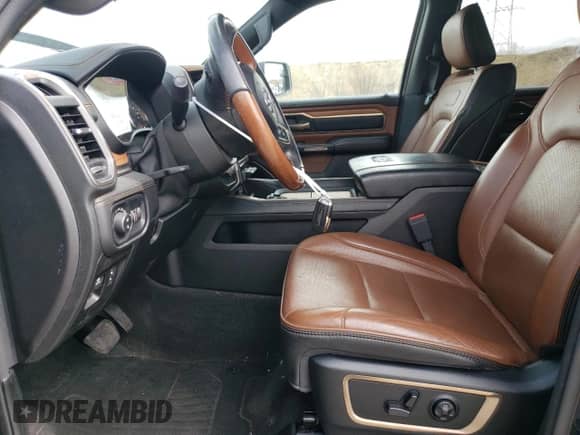 2020 Ram 1500 Longhorn with VIN 1C6SRFKT5LN220743, listed as a Copart auction lot 50660925 with 58,167 mi miles and Salvage title. Bid and sale history available at DreamBid. Image 7.