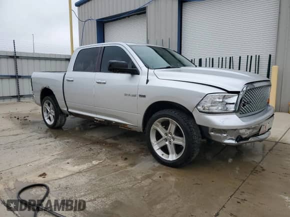 2009 Dodge 1500 SLT with VIN 1D3HV13T39S726069, listed as a Copart auction lot 59736435 with 198,486 mi miles and Salvage title. Bid and sale history available at DreamBid. Image 4.