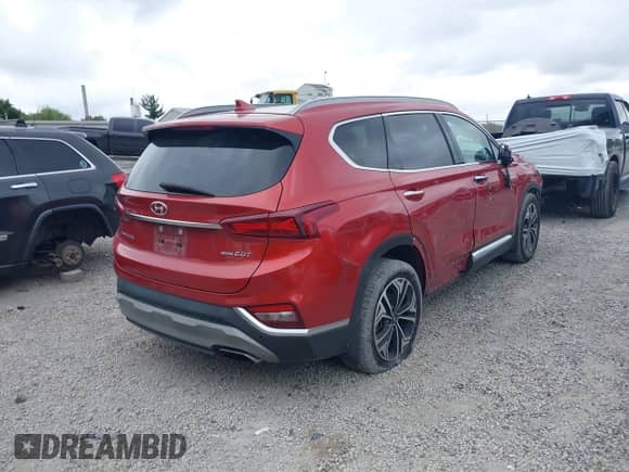 2020 Hyundai Santa Fe SEL с VIN 5NMS3CAA3LH181656, выставлен на аукционе IAAI как лот 43038588 с пробегом 126 800 миль миль и . История ставок и продаж доступна на DreamBid. Изображение 4.