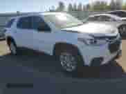2021 Chevrolet Traverse LS with VIN 1GNEVFKW2MJ219920, listed as a Copart auction lot 85828395 with 52,195 mi miles and Salvage title. Bid and sale history available at DreamBid. Image 4.