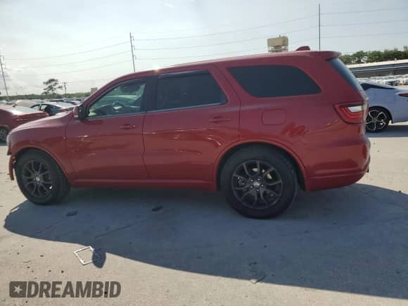 2015 Dodge Durango R/T with VIN 1C4SDHCT1FC222779, listed as a Copart auction lot 60048915 with 211,275 mi miles and Salvage title. Bid and sale history available at DreamBid. Image 2.