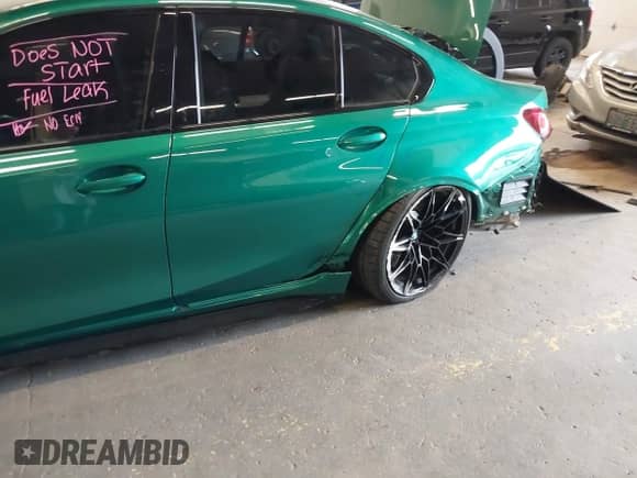 2024 BMW M3 Competition xDrive with VIN WBS43AY0XRFT45221, listed as a IAAI auction lot 42254646 with Not provided miles and . Bid and sale history available at DreamBid. Image 6.