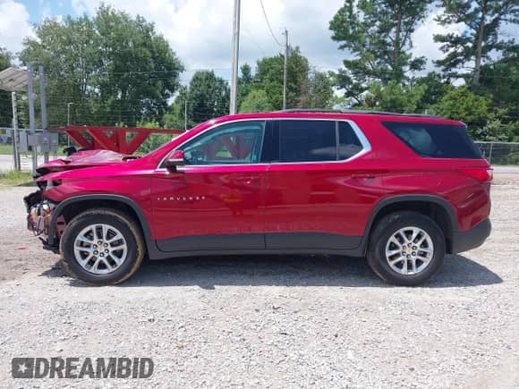 2020 Chevrolet Traverse LT with VIN 1GNERHKW4LJ118263, listed as a IAAI auction lot 42672331 with 78,185 mi miles and . Bid and sale history available at DreamBid. Image 14.