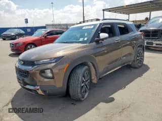 2021 Chevrolet TrailBlazer ACTIV с VIN KL79MSSL7MB155716, выставлен на аукционе Copart как лот 70516185 с пробегом 42 328 миль миль и Списание • Salvage title. История ставок и продаж доступна на DreamBid. Изображение 1.