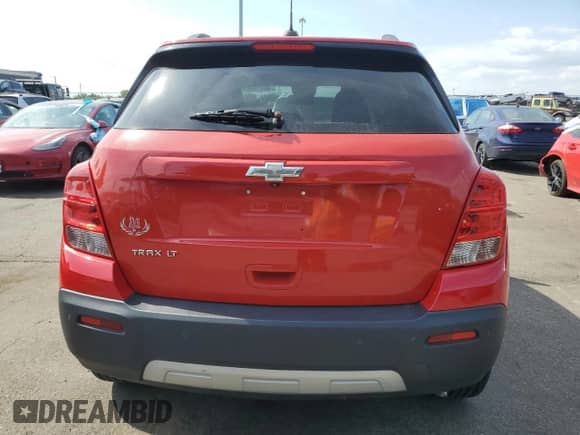 2015 Chevrolet Trax LT with VIN KL7CJLSB1FB255695, listed as a Copart auction lot 80915565 with 76,481 mi miles and Salvage title. Bid and sale history available at DreamBid. Image 6.